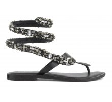 (image for) Wrap up sandal with jewelled embroidery F0817888-0279 Prezzo
